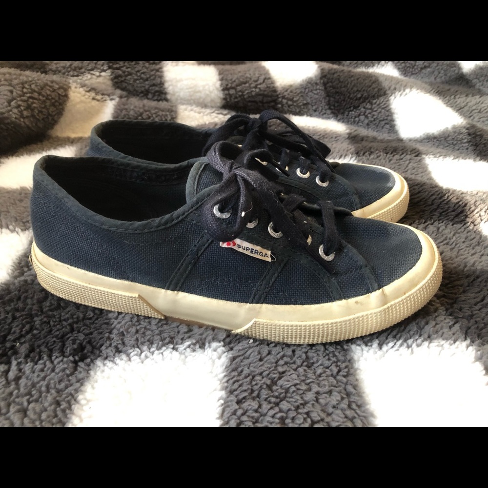 Women’s Navy Blue Superga Sneakers